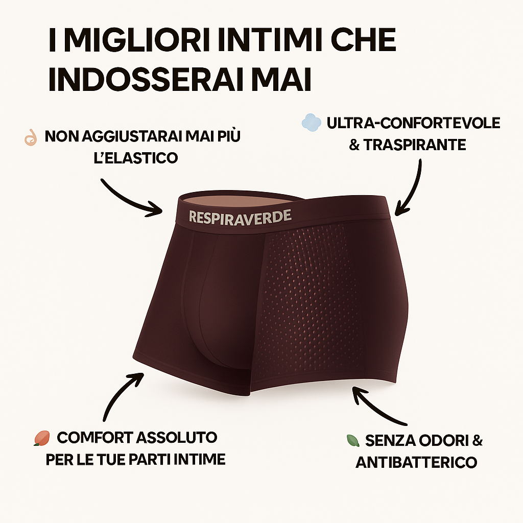 BOXER IN FIBRA DI BAMBÙ
