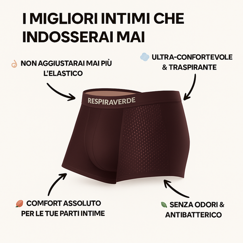 BOXER IN FIBRA DI BAMBÙ